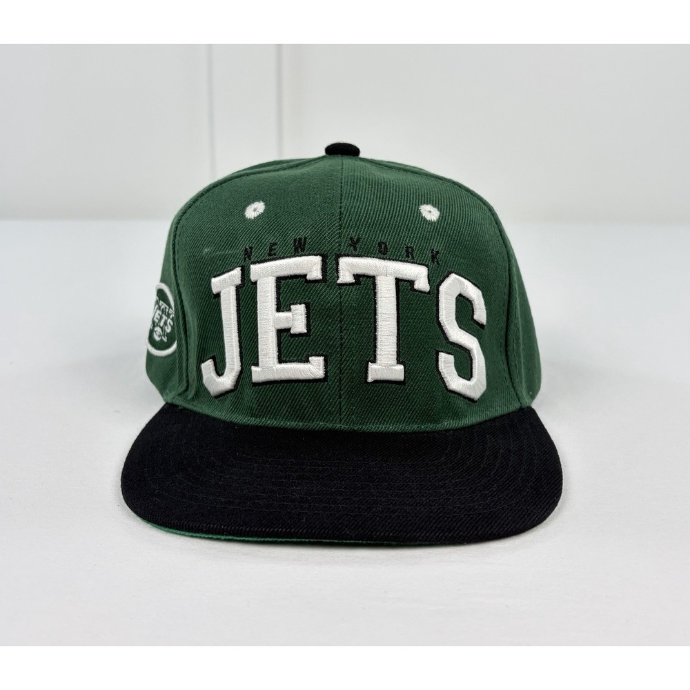 New York Jets NFL Team Apparel Snapback Hat Green Black New Officially Licensed